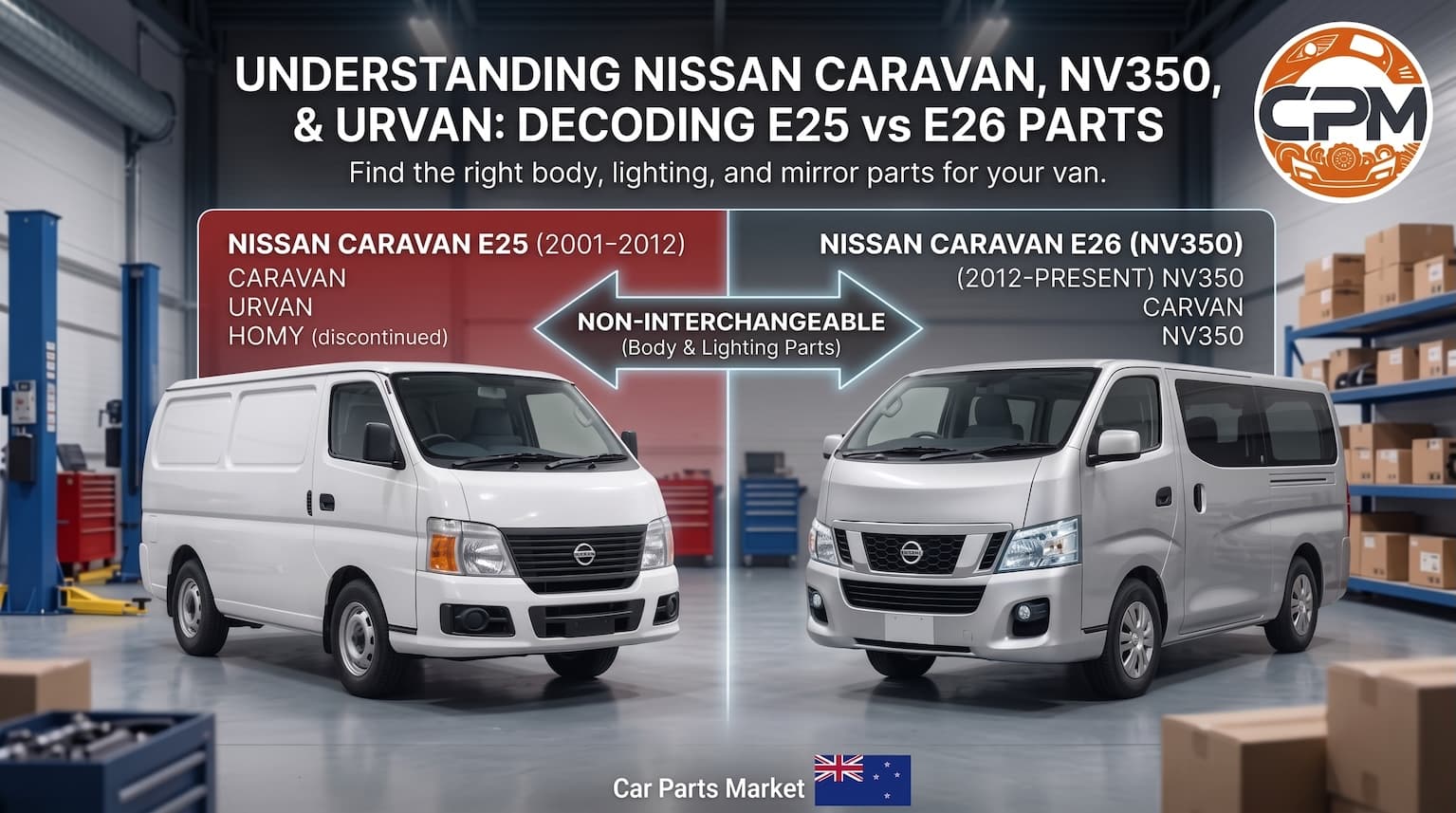 Nissan Urvan-NV350-E25-E26