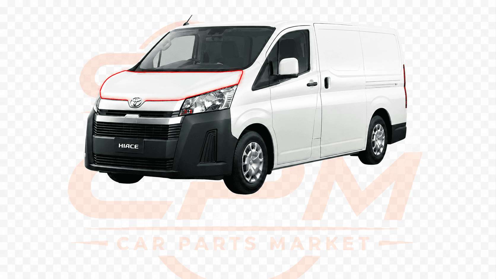 TOYOTA HIACE H300 HOOD / BONNET - UNPAINTED