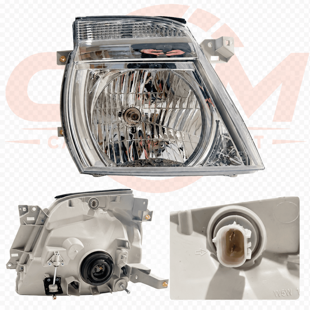 NISSAN CARAVAN E25 HEAD LIGHT - RH