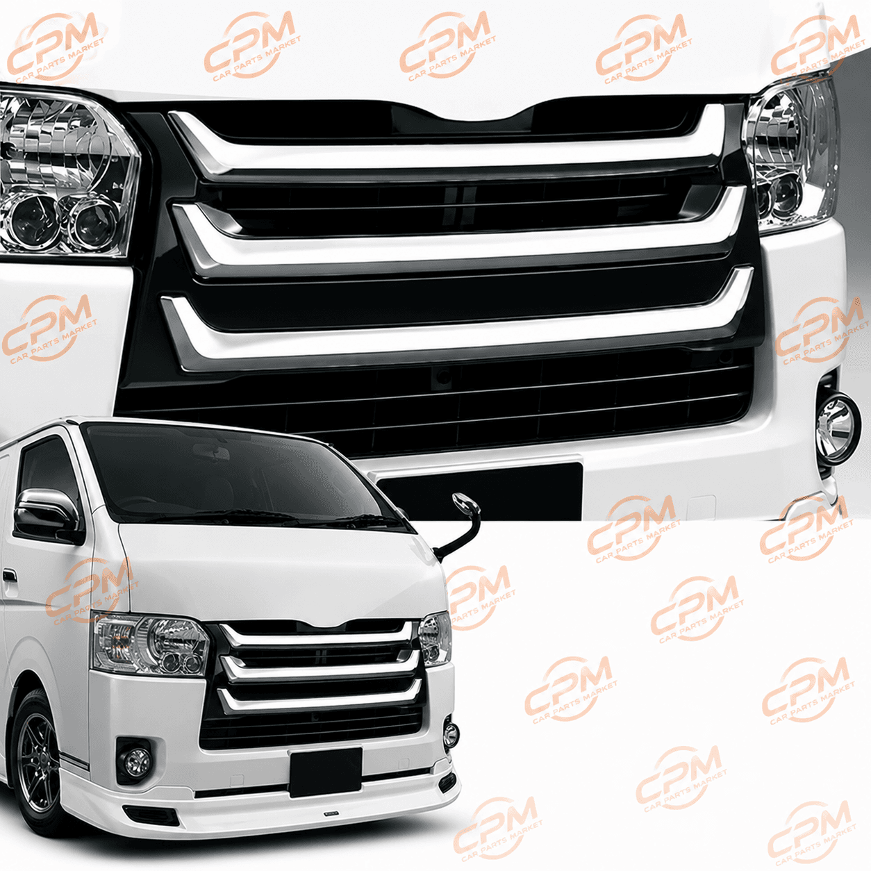 TOYOTA HIACE H200 PERFORMANCE / MODIFIED GRILLE