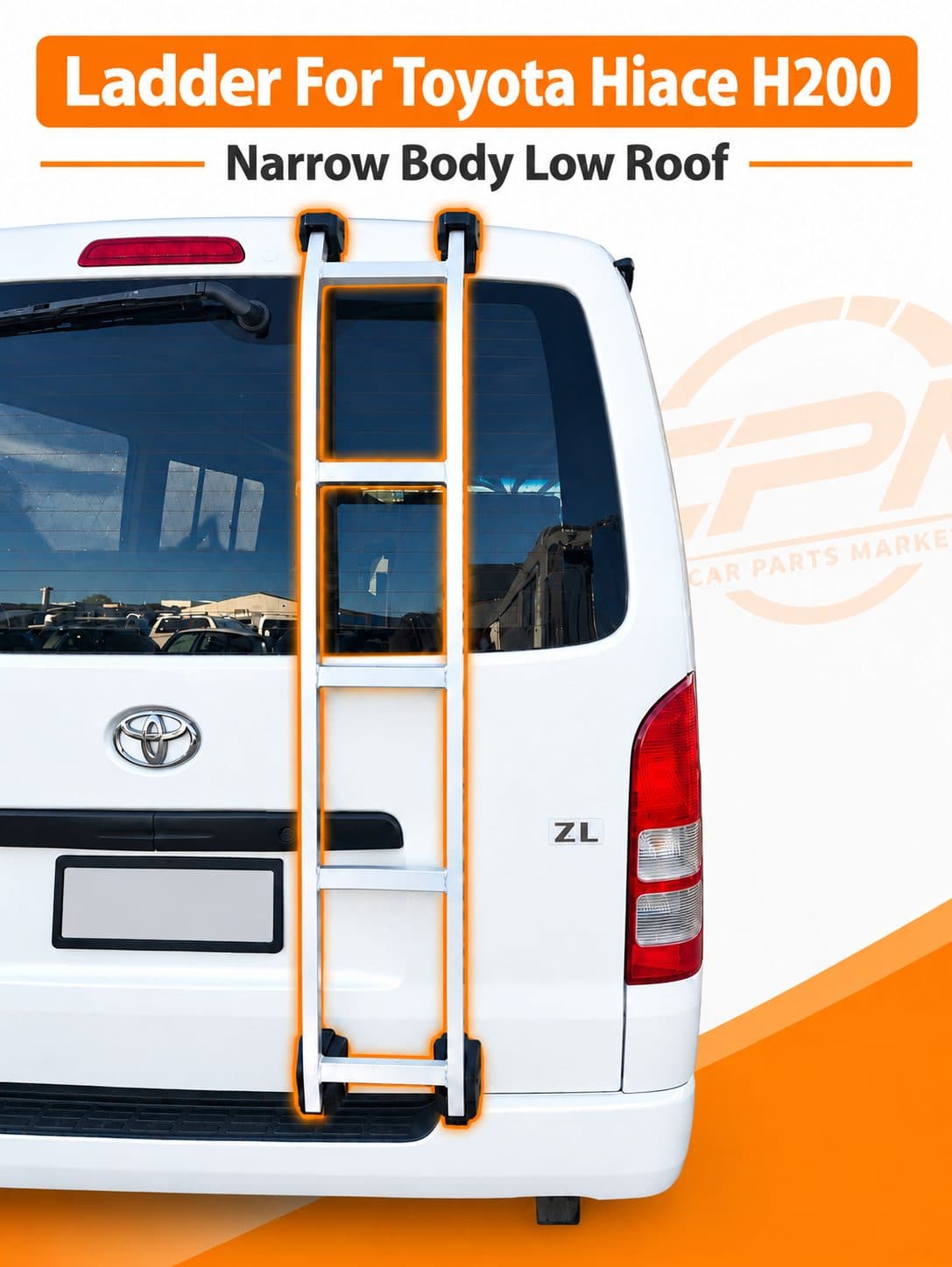 Aluminium Ladder Suitable For Toyota Hiace H200 2005-2025