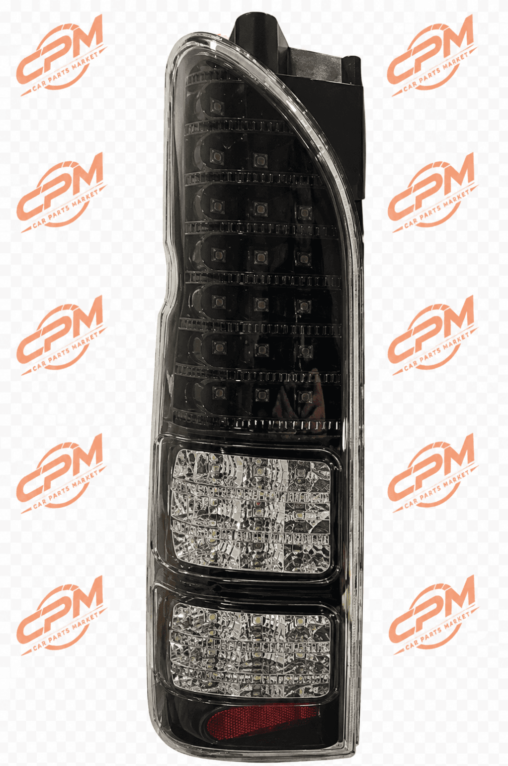 HIACE H200 MODIFIED LED BLACK TAIL LIGHT - LH