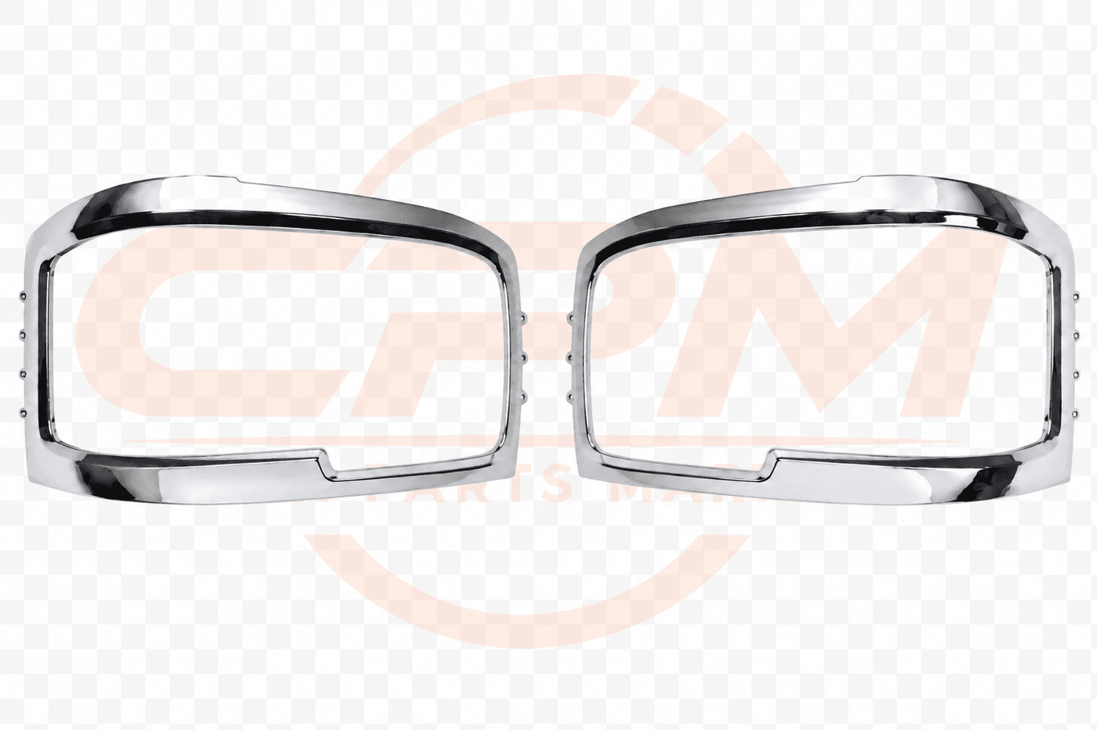 HIACE H200 HEAD LAMP CHROME STICKER CASE - SET