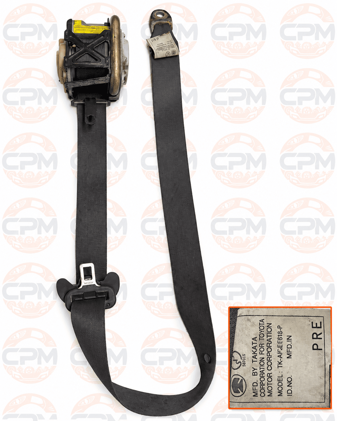 toyota land cruiser prado driver seat belt