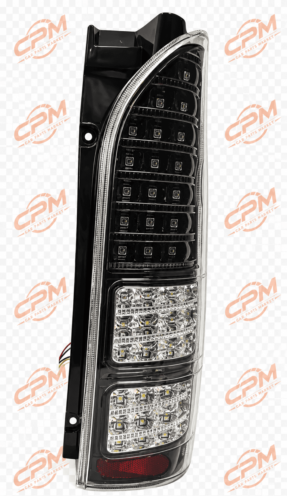 HIACE H200 MODIFIED LED BLACK TAIL LIGHT - RH